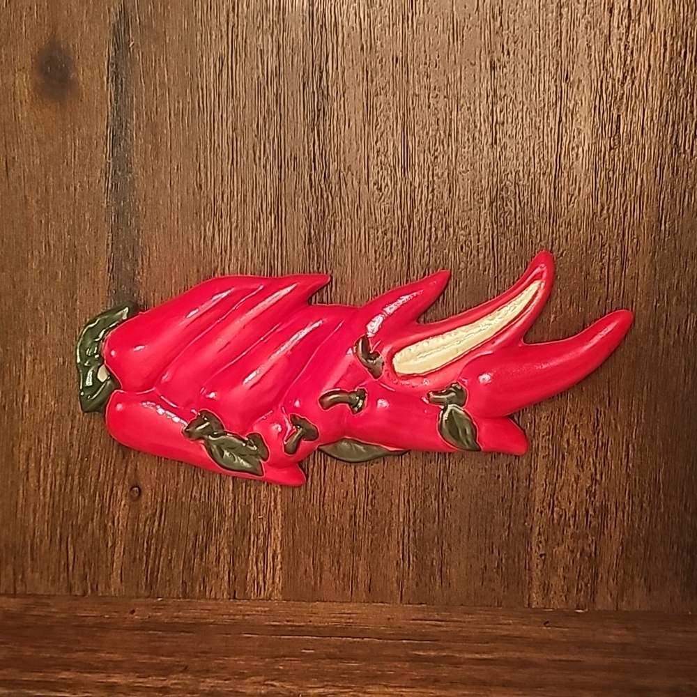Mexican Wall Decor Ceramic Hanging Red Chiles